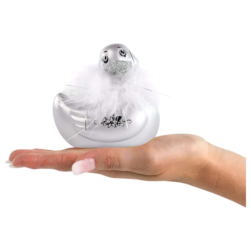 My Duckie Paris 2.0 - csikló vibrátor, csiklóizgató (ezüst) 156236 termék bemutató kép