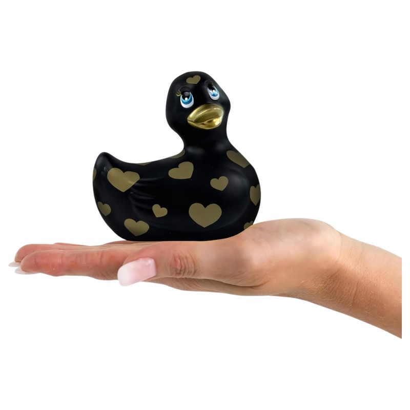 My Duckie Romance 2.0 - csikló vibrátor (fekete-arany) 101059 termék bemutató kép