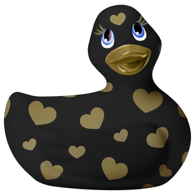My Duckie Romance 2.0 - csikló vibrátor (fekete-arany) 101061 termék bemutató kép
