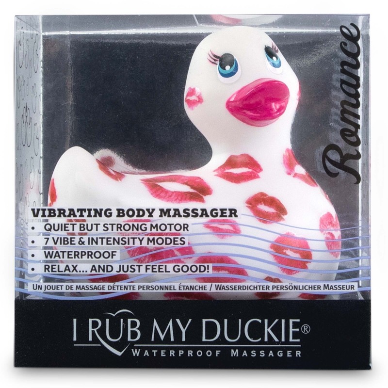 My Duckie Romance 2.0 - vízálló csiklóvibrátor (fehér-pink) 30731 termék bemutató kép