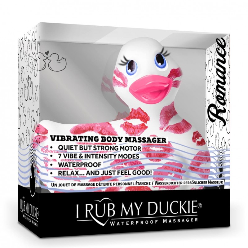 My Duckie Romance 2.0 - vízálló csiklóvibrátor (fehér-pink) 30732 termék bemutató kép