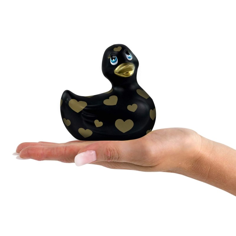 My Duckie Romance 2.0 - kacsa vízálló csiklóvibrátor (fekete-arany) 81376 termék bemutató kép