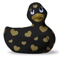 My Duckie Romance 2.0 - kacsa vízálló csiklóvibrátor (fekete-arany) 81378 termék bemutató kép