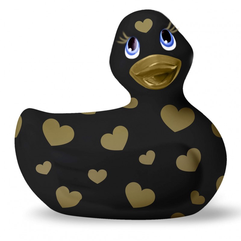 My Duckie Romance 2.0 - csikló vibrátor (fekete-arany) 81378 termék bemutató kép