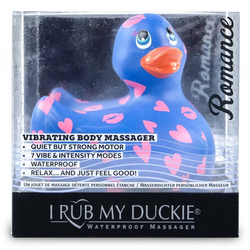 My Duckie Romance 2.0 - vízálló csiklóvibrátor (kék-pink) 30725 termék bemutató kép