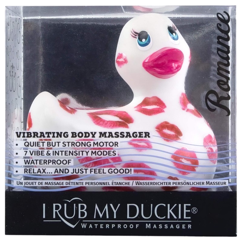 My Duckie Romance 2.0 - vízálló csikló vibrátor, csiklóizgató (fehér-pink) 156211 termék bemutató kép