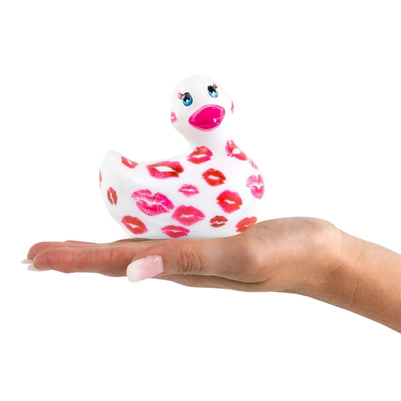 My Duckie Romance 2.0 - vízálló csikló vibrátor (fehér-pink) 81411 termék bemutató kép