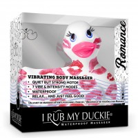 My Duckie Romance 2.0 - vízálló csiklóvibrátor (fehér-pink) 81415 termék bemutató kép
