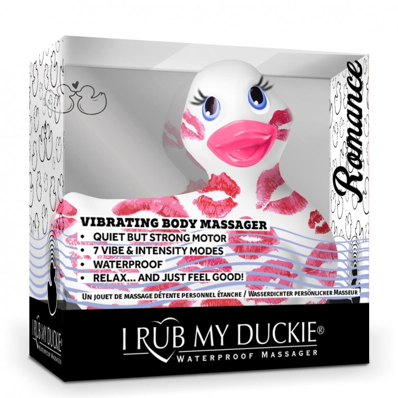 My Duckie Romance 2.0 - vízálló csikló vibrátor (fehér-pink) 81415 termék bemutató kép