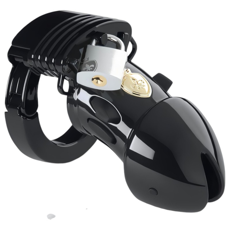 mystim Black Edition PUBIC ENEMY No 1 - elektro pénisz ketrec 118249 termék bemutató kép