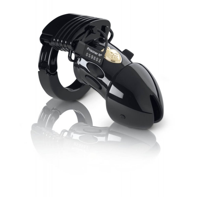 mystim Black Edition PUBIC ENEMY No 1 - elektro pénisz ketrec 11733 termék bemutató kép