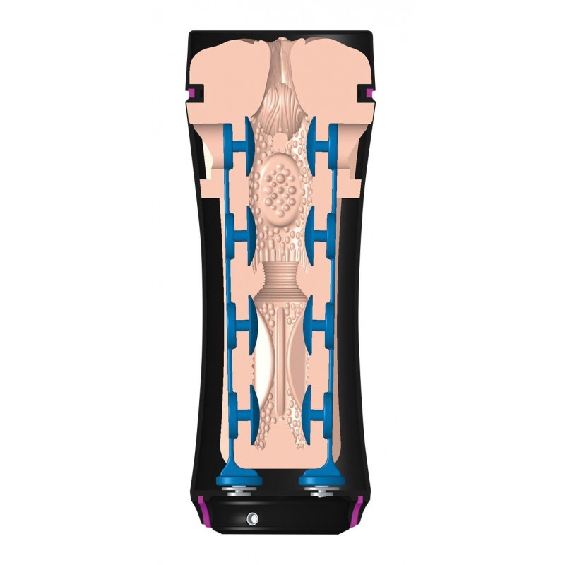 mystim Opus E Vagina - elektro műpunci (natúr-fekete) 29020 termék bemutató kép