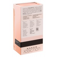 Naked Addiction 8 - tapadótalpas, élethű dildó (20cm) 64235 termék bemutató kép