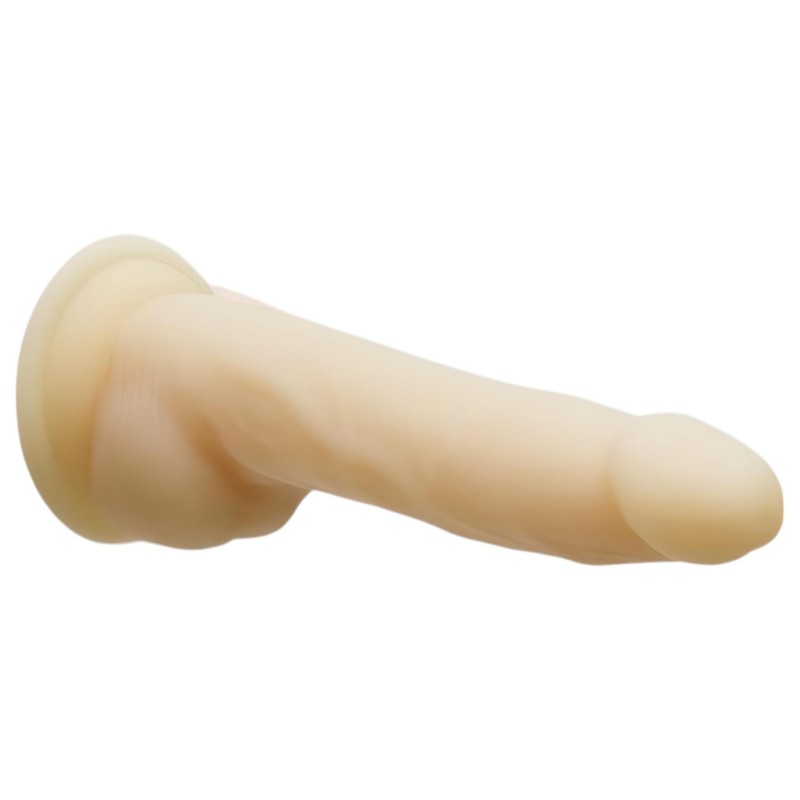 Naked Addiction Rotating 7 - forgófejes vibrátor (18 cm) - natúr 129296 termék bemutató kép