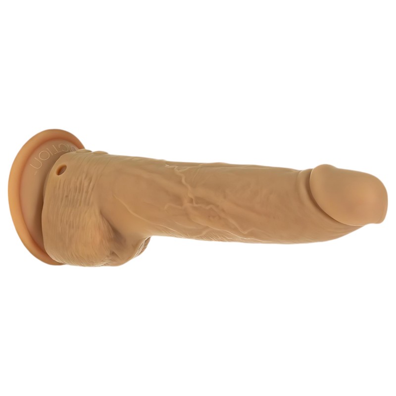 Naked Addiction Thrusting 9 - lökő vibrátor - sötét (23cm) 112217 termék bemutató kép