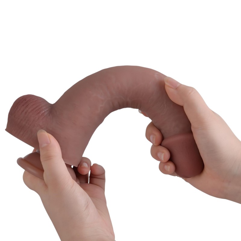 Natural Play - szilikon dildó 24 cm (testszínű) 143810 termék bemutató kép