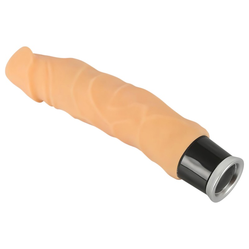 Nature Skin - élethű vibrátor (natúr, 23 cm) 130603 termék bemutató kép