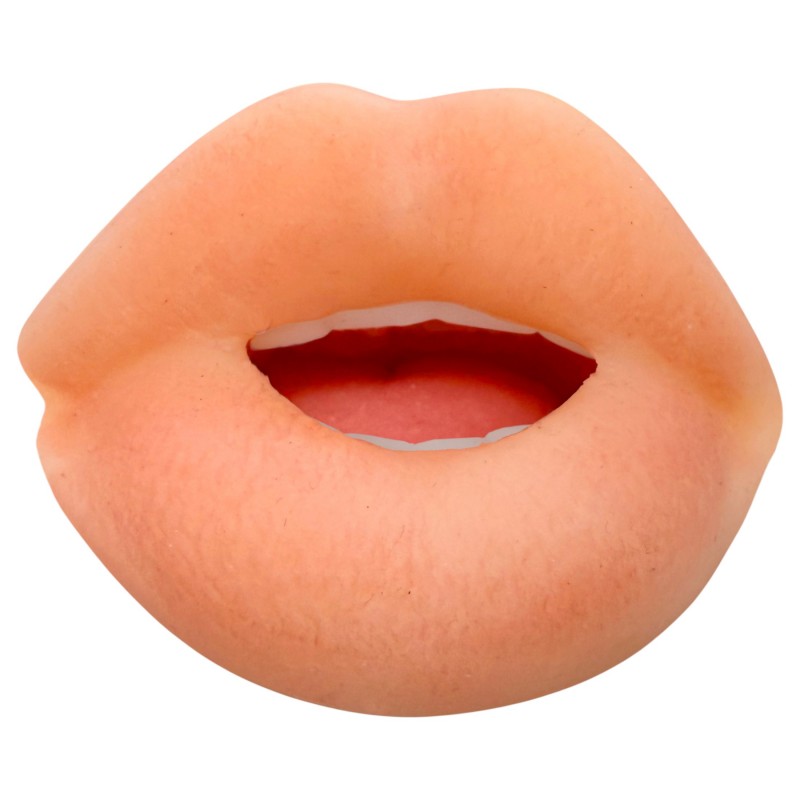 Nature Skin - punci és száj maszturbátor (natúr) 124250 termék bemutató kép