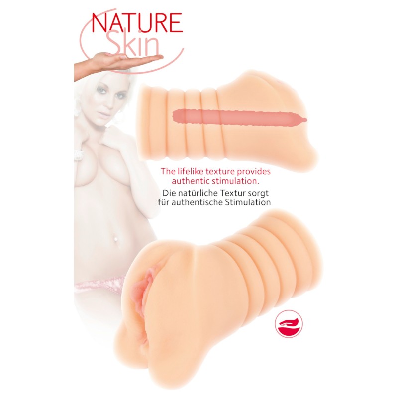 Nature Skin - realisztikus punci maszturbátor férfiaknak (testszínű) 164513 termék bemutató kép