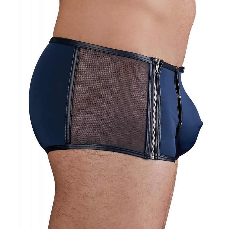 NEK - fekete fűzős-necc betétes férfi boxer (kék) 160992 termék bemutató kép