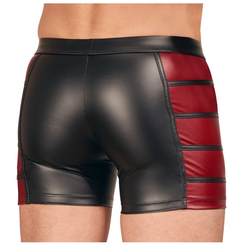 NEK - piros oldalbetétes cipzáros boxer (fekete) 75440 termék bemutató kép