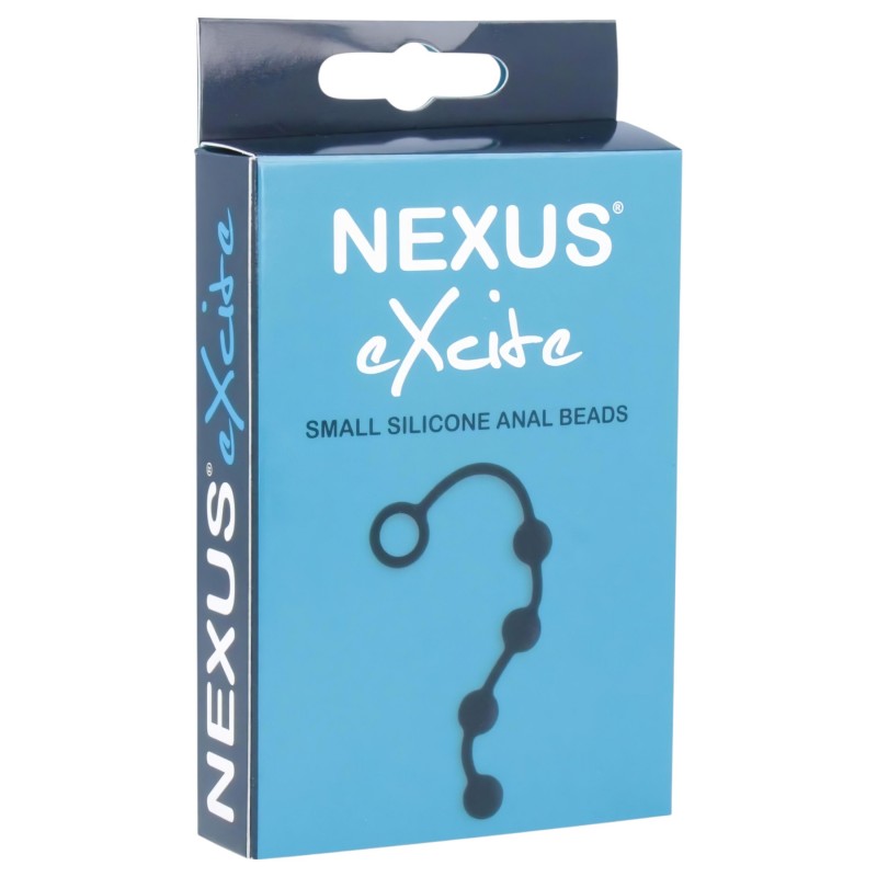Nexus Excite - 4 gyöngyös anál dildó - fekete (kicsi) 105654 termék bemutató kép