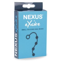 Nexus Excite - kis anál gyöngysor (4 golyós) - fekete 28727 termék bemutató kép