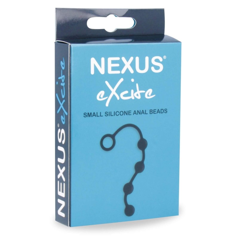 Nexus Excite - 4 gyöngyös anál dildó - fekete (kicsi) 92938 termék bemutató kép