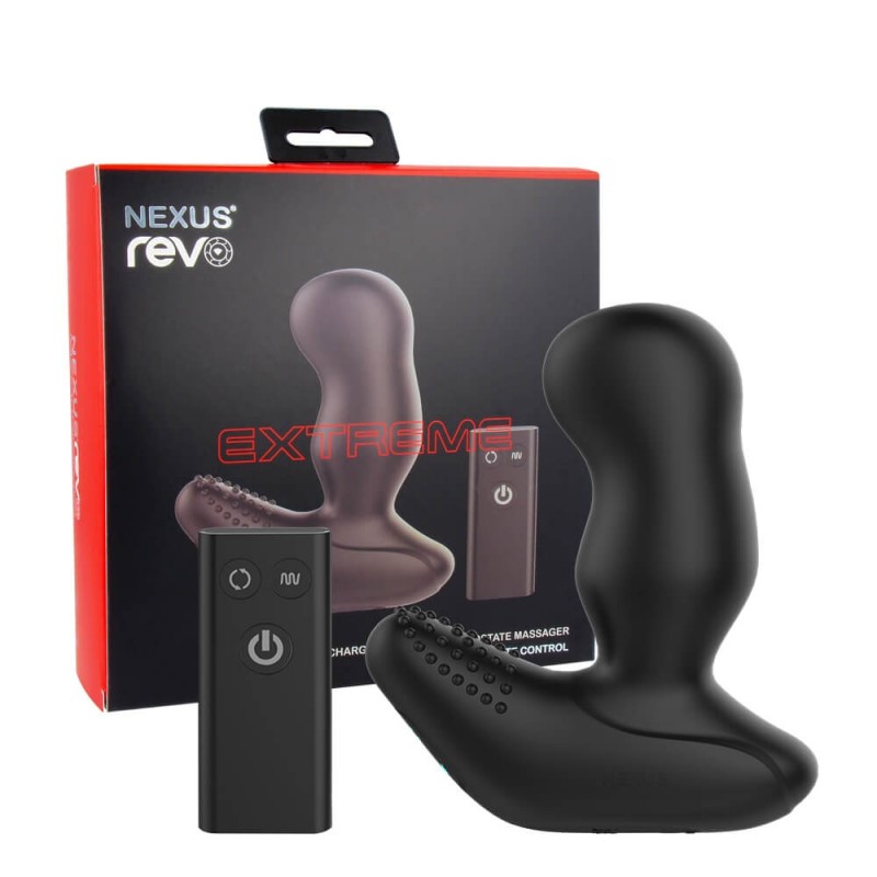 Nexus Revo Extreme - rádiós, forgó prosztata vibrátor (fekete) 93909 termék bemutató kép