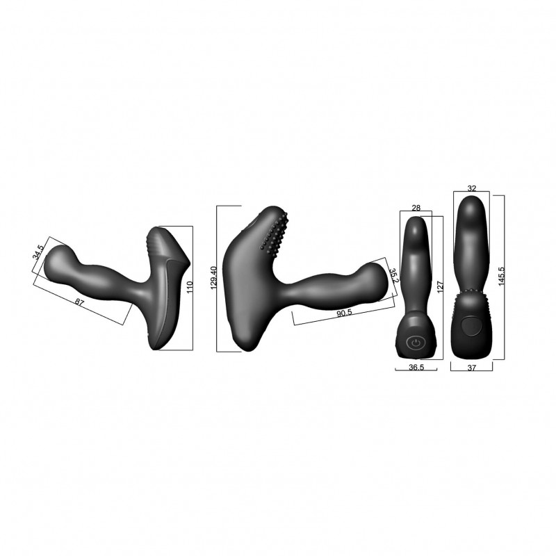 Nexus Revo Slim - távirányítós, forgó prosztata vibrátor 19390 termék bemutató kép