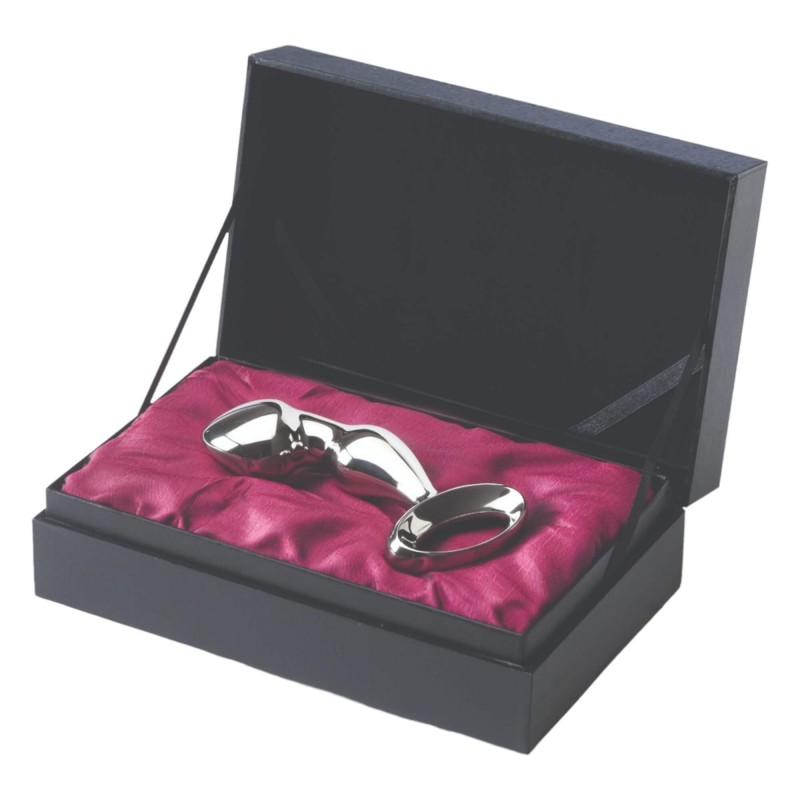 Njoy Pfun Plug - fém prosztata dildó (ezüst) 92306 termék bemutató kép
