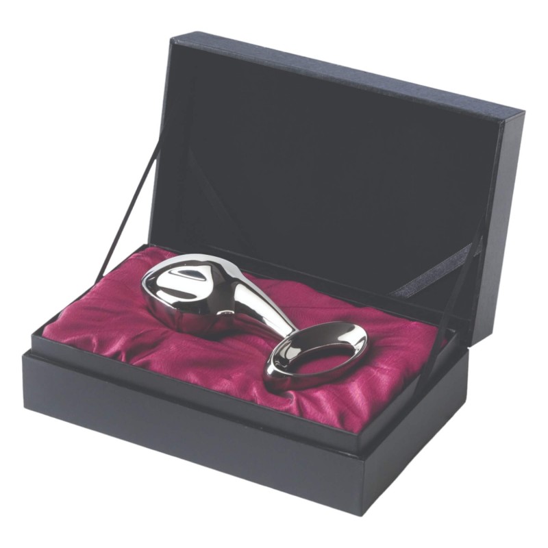Njoy Pure Plug 2.0 - fém anál plug (ezüst) 92309 termék bemutató kép