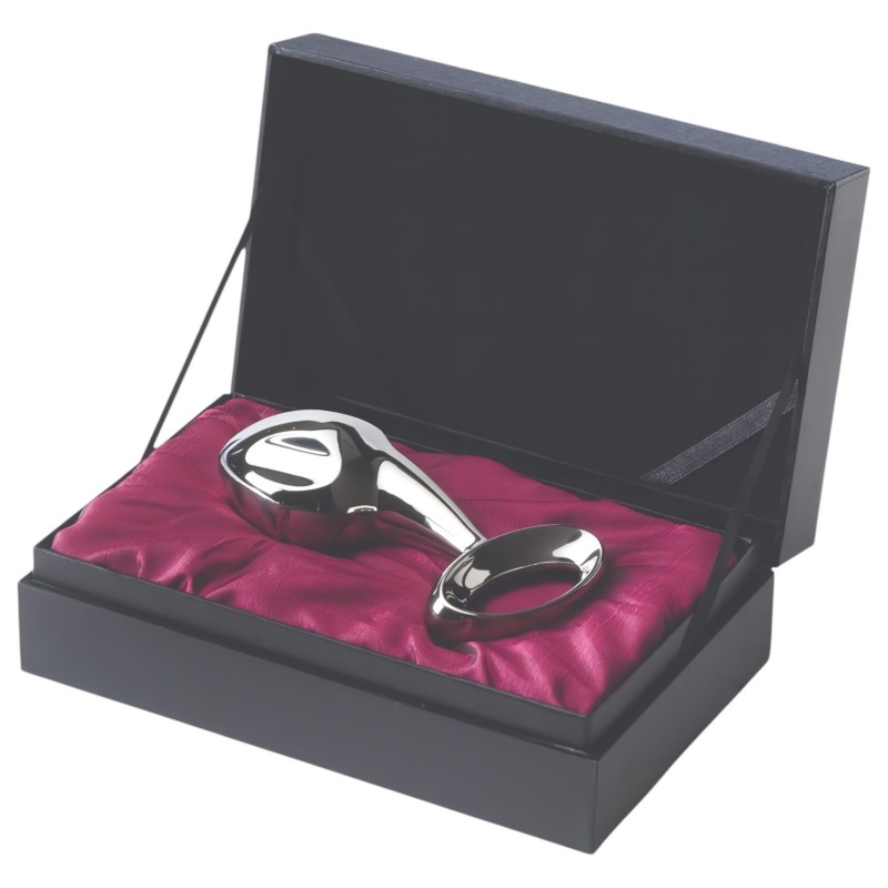 Njoy Pure Plug 2.0 - fém anál plug (ezüst) 99484 termék bemutató kép