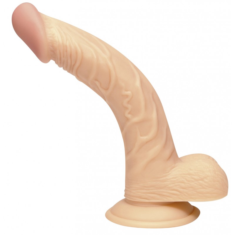 NMC 7.5 - hajlított natúr dildó (19 cm) 94754 termék bemutató kép