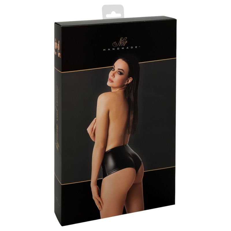 Noir - fényes rövidnadrág (fekete) 104116 termék bemutató kép