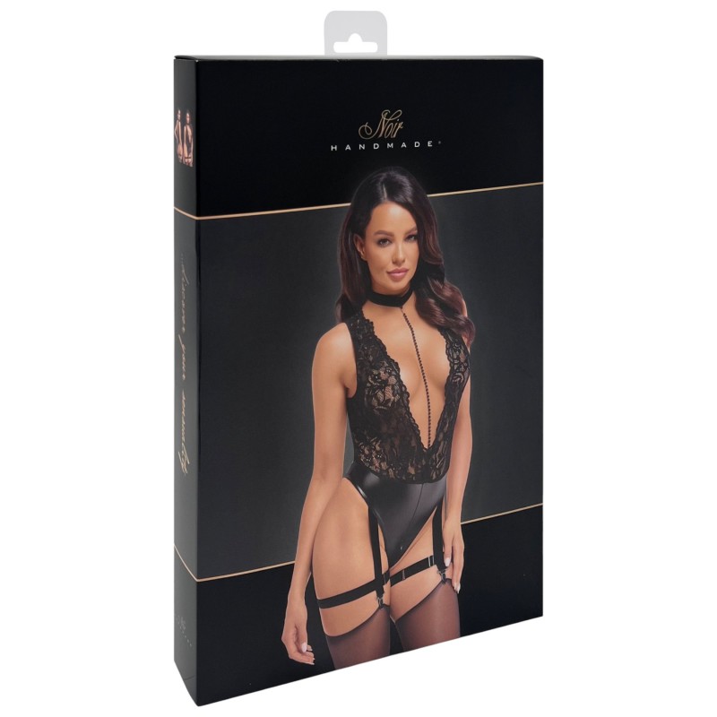 Noir Libido - body harisnyatartóval (fekete) 116240 termék bemutató kép