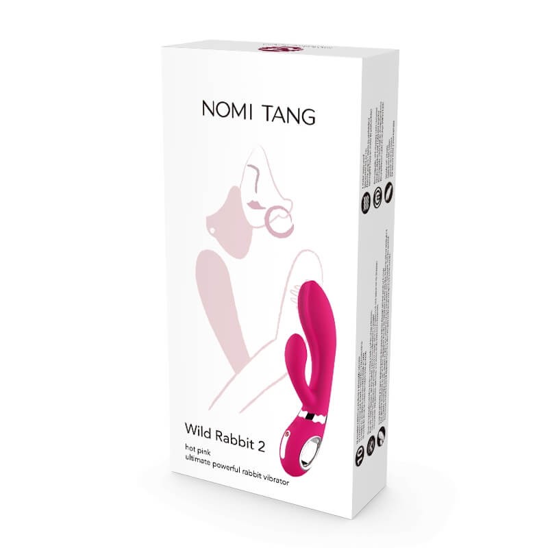 Nomi Tang Wild Rabbit 2 - akkus, csiklókaros G-pont vibrátor (pink) 67968 termék bemutató kép