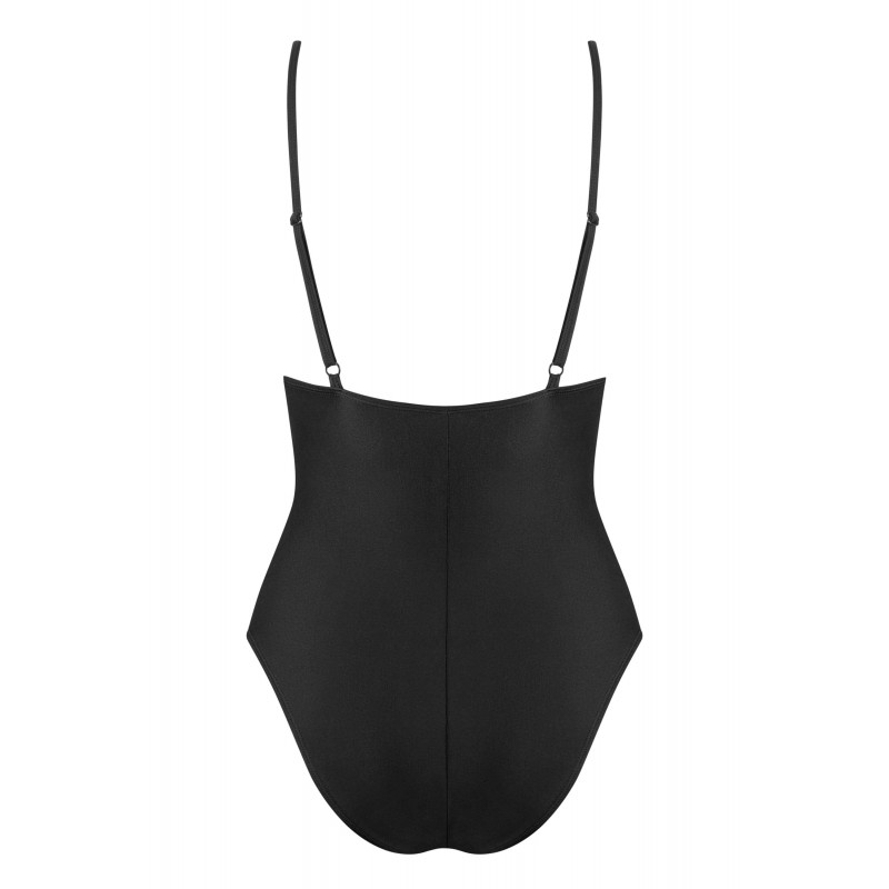 Obsessive Beverelle - fűzős, egyberészes fürdőruha (fekete) 38016 termék bemutató kép