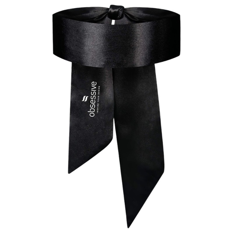 Obsessive Blindfold - szemmaszk és bondage sál (fekete) 169447 termék bemutató kép