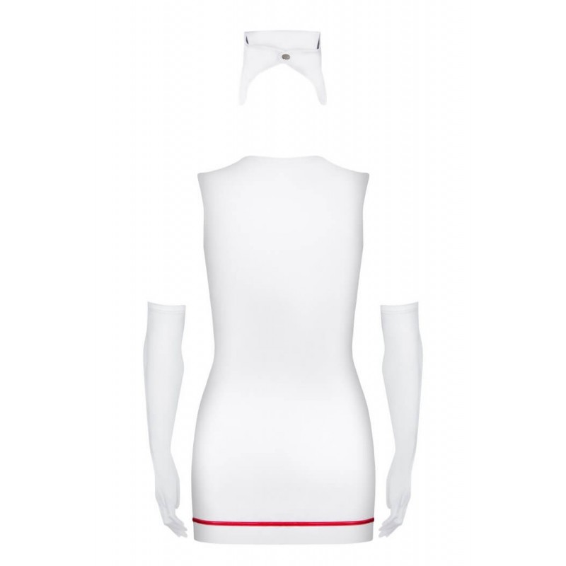 Obsessive Emergency - nővérke jelmez szett - fehér (S/M) 65443 termék bemutató kép