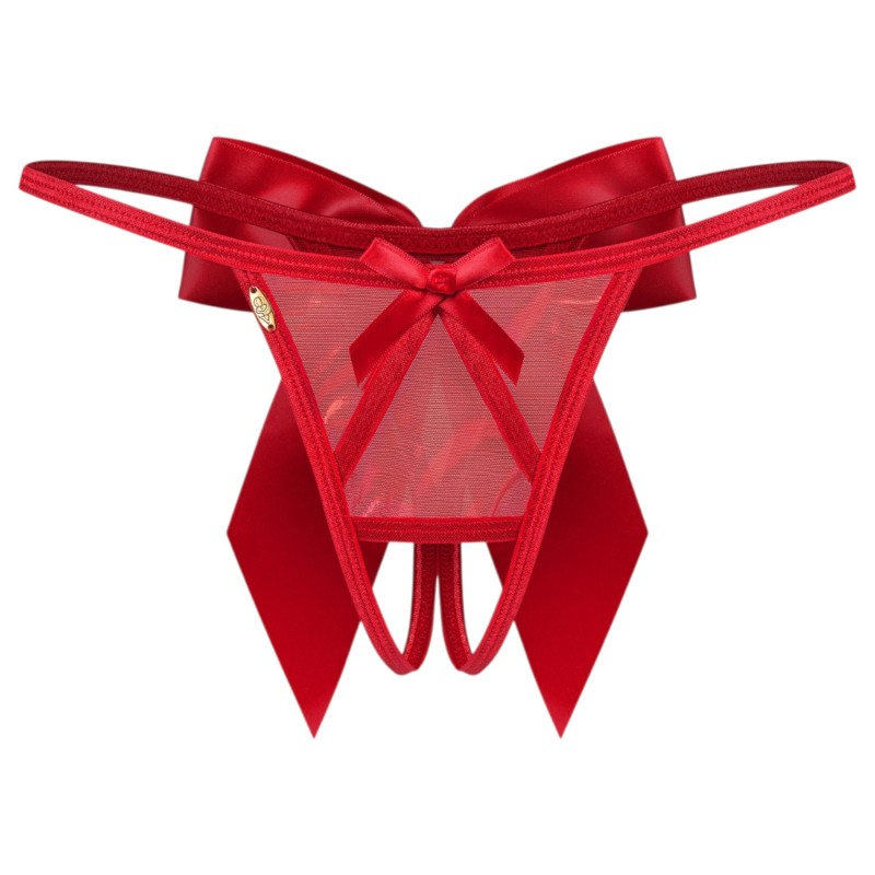 Obsessive Gifty - nyitott tanga (piros) 152371 termék bemutató kép