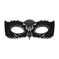 Obsessive - hímzett velencei maszk (fekete) 86083 termék bemutató kép