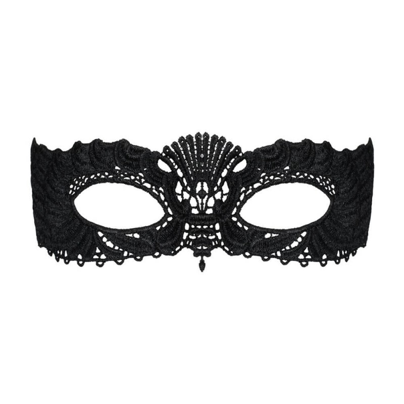 Obsessive - hímzett velencei maszk (fekete) 86083 termék bemutató kép