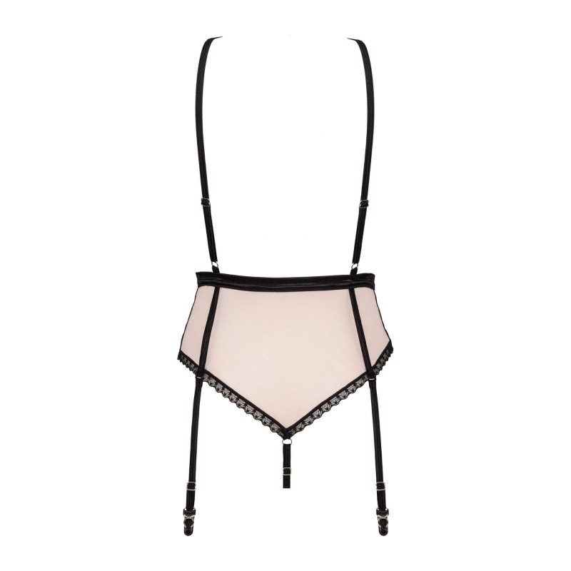 Obsessive Lilines - harisnyatartós body (pink) 62417 termék bemutató kép