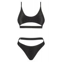 Obsessive Miamelle - pántos sportos bikini (fekete) 65403 termék bemutató kép