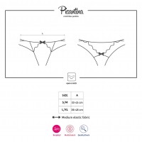 Obsessive Picantina - dupla pántos női alsó (fekete) 22050 termék bemutató kép