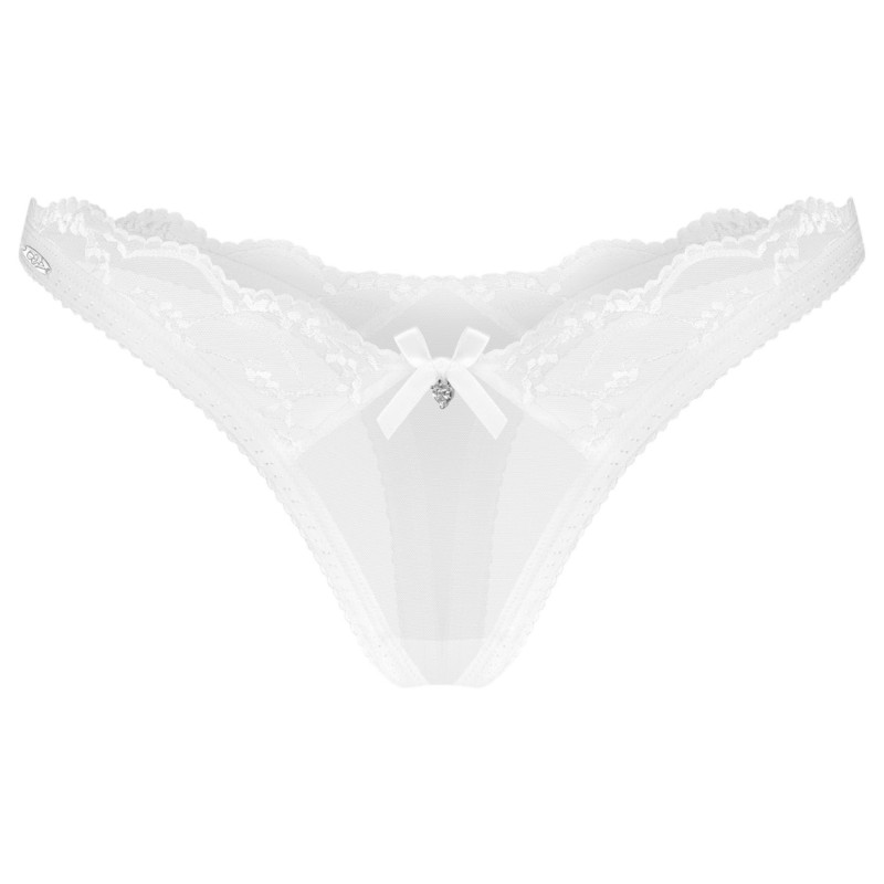 Obsessive Weddya - csipkés tanga (fehér) 149639 termék bemutató kép