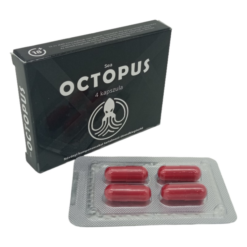 Octopus - étrend kiegészítő kapszula férfiaknak (4db) 94401 termék bemutató kép