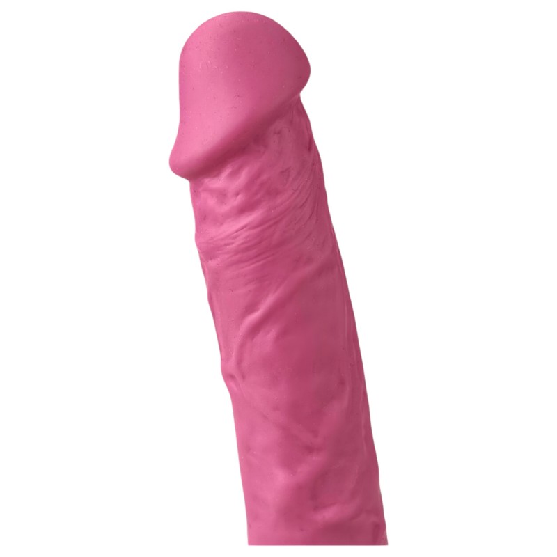OgazR Optimus - tapadókorongos élethű dildó - 22 cm (pink) 106326 termék bemutató kép
