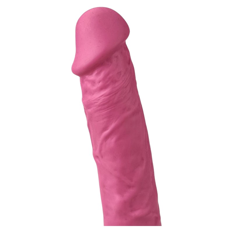 OgazR Optimus - tapadókorongos élethű dildó - 22 cm (pink) 85653 termék bemutató kép
